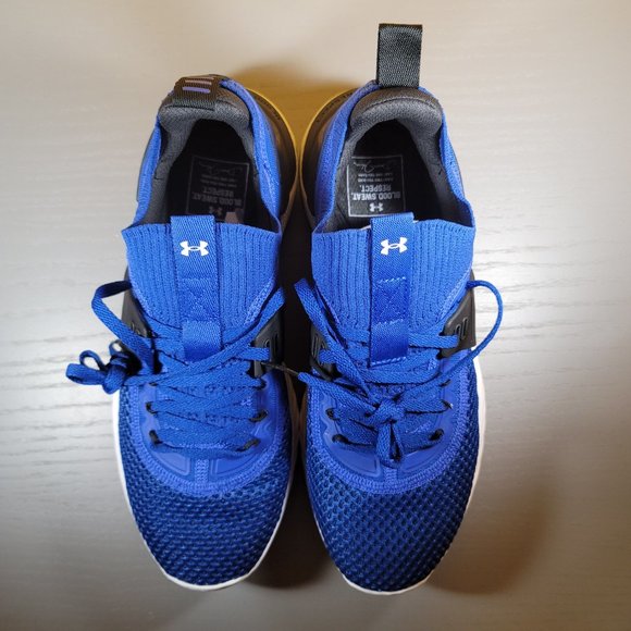 Under Armour Project Rock 4 Training Shoes Men's Size 8 3023695-400 Royal Blue - Picture 2 of 10